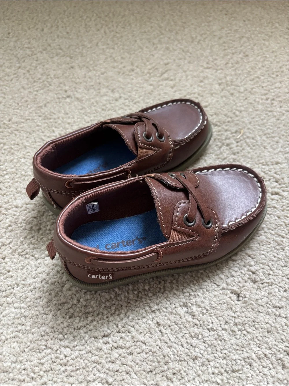 Carter's Brown Boat Shoes